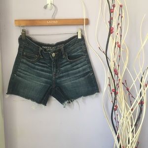 American Eagle denim cutoff shorts